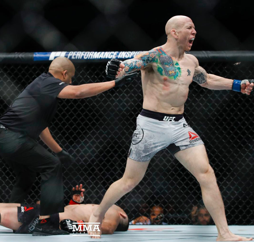 Josh Emmett Fight Worn Signed Shorts Vs Ricardo Lamas