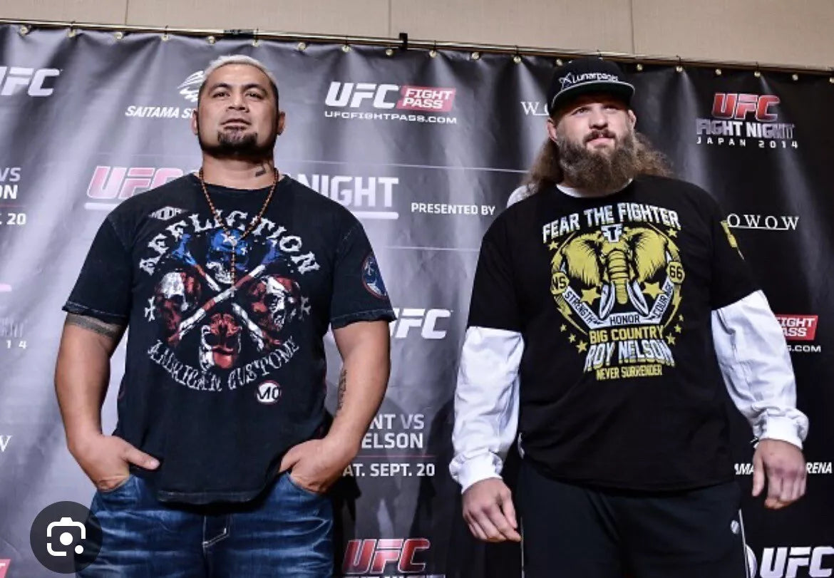 UFC Mark Hunt Vs Roy Nelson Signed Event Poster SBC Japan 2014