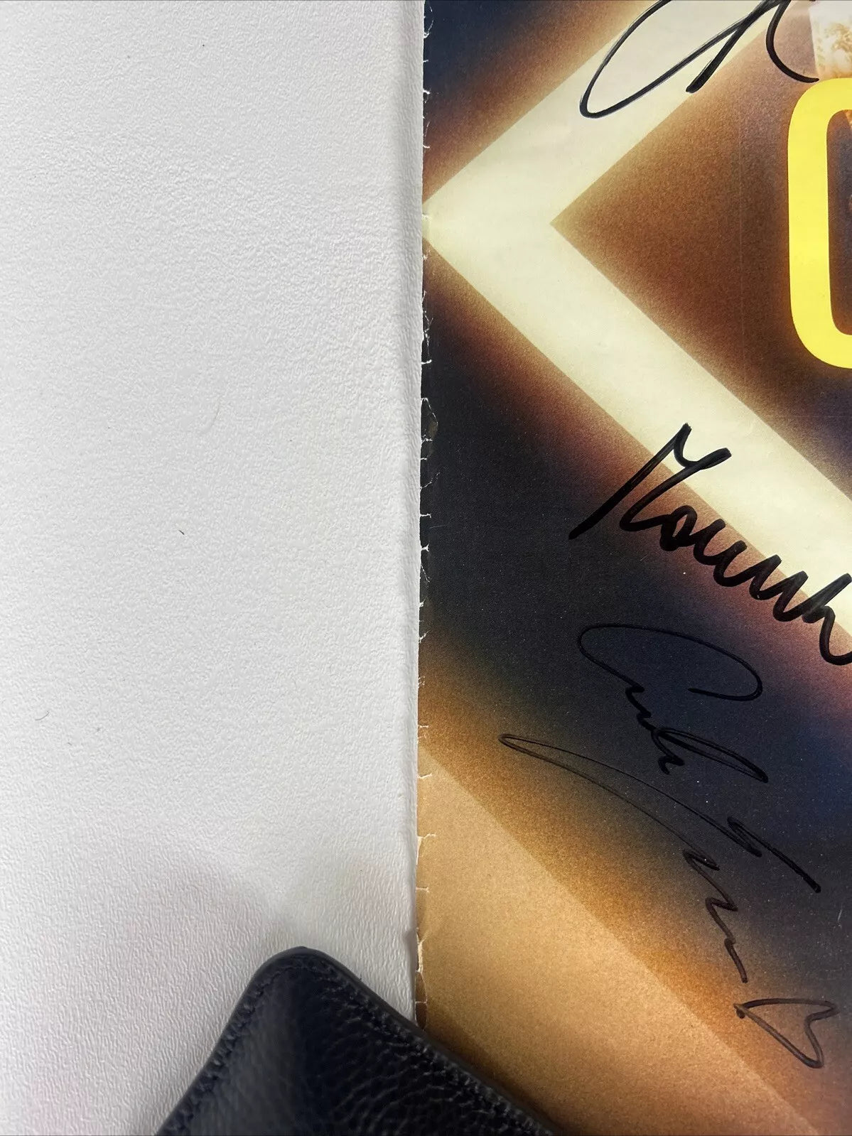 UFC 219 Cyborg Vs Holly Holm Signed Event Poster SBC (Damaged)