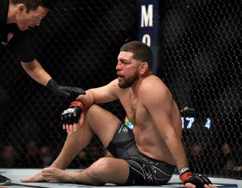 UFC 266 Alexander Volkanovski vs. Brian Ortega Signed Event Poster SBC- Nick Diaz