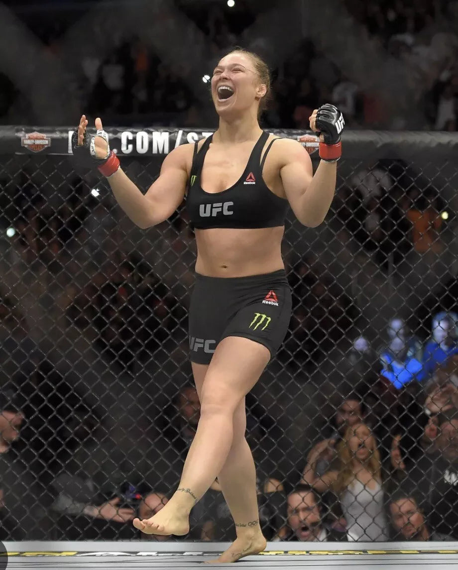 UFC 184 Ronda Rousey Vs Cat Zingano Signed Event Poster SBC FREE Program