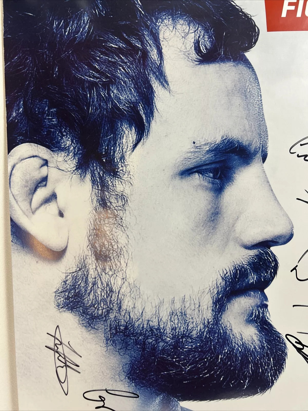 UFC Gunnar Nelson vs. Ponzinibbio Signed Event Poster SBC Feldor Pantoja