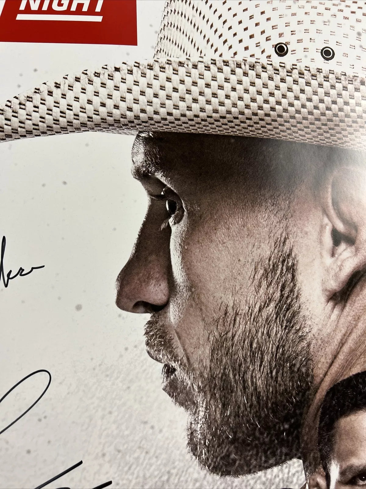 UFC on Fox: Dos Anjos vs. Cowboy 2 Signed Event Poster SBC