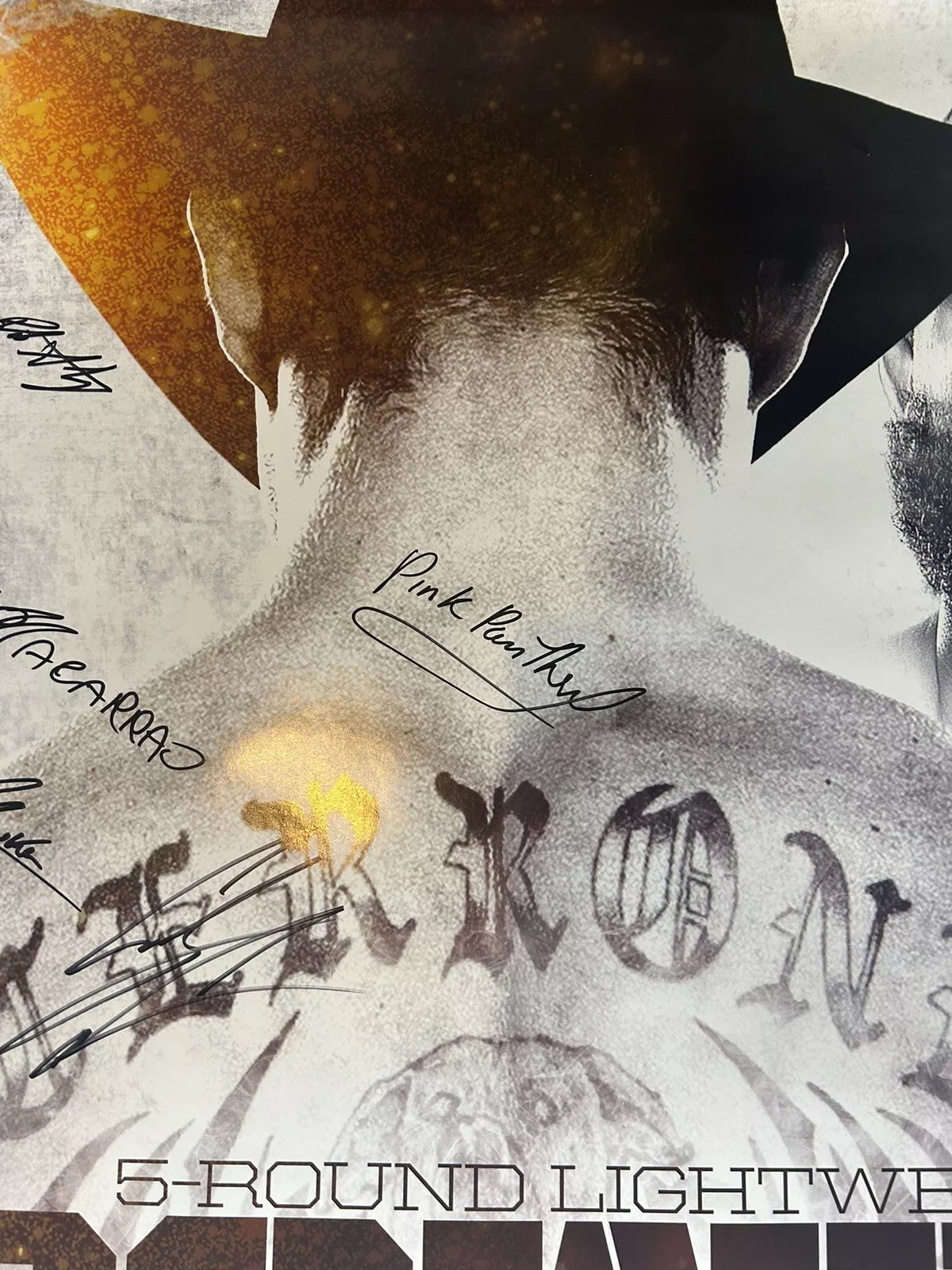UFC Donald Cowboy Cerrone V Jim Miller Signed Event Poster SBC