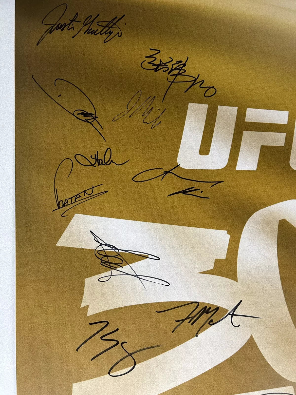 UFC 300 Signed Event Poster SBC, Cody Brundage actual Poster 15/140