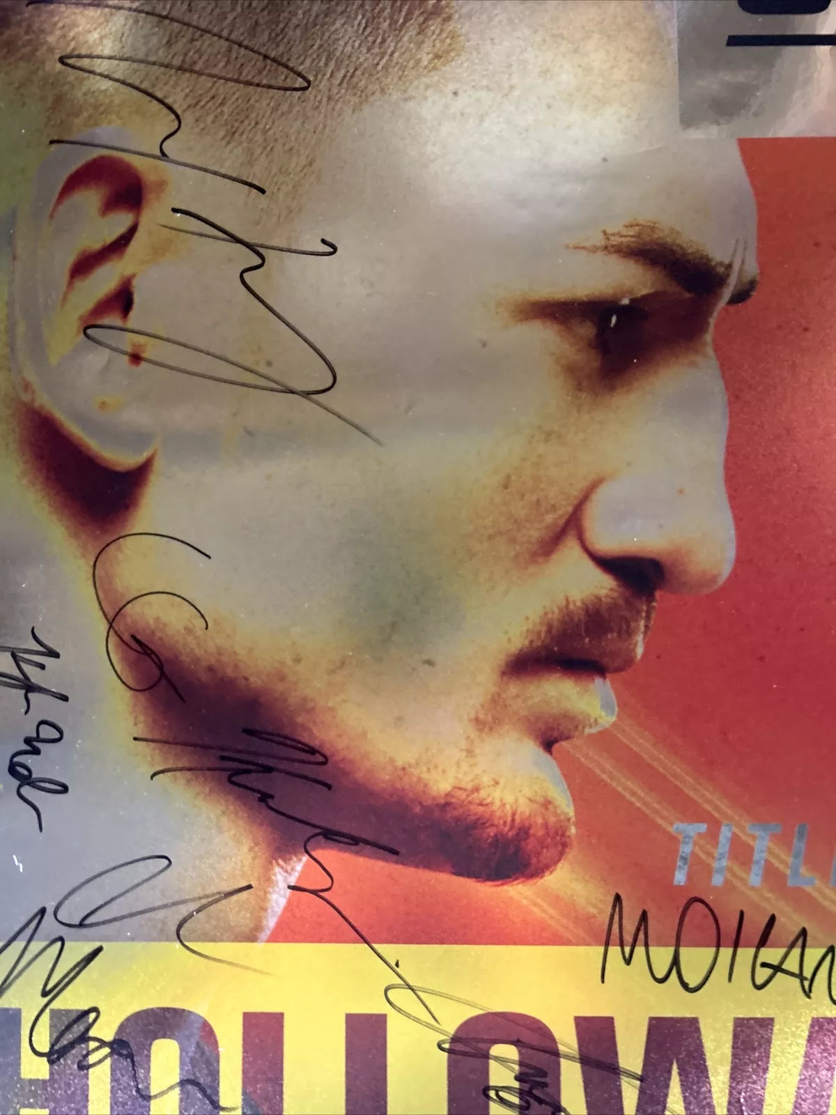 UFC 231 Max Holloway Vs Brian Ortega Signed Event Poster SBC
