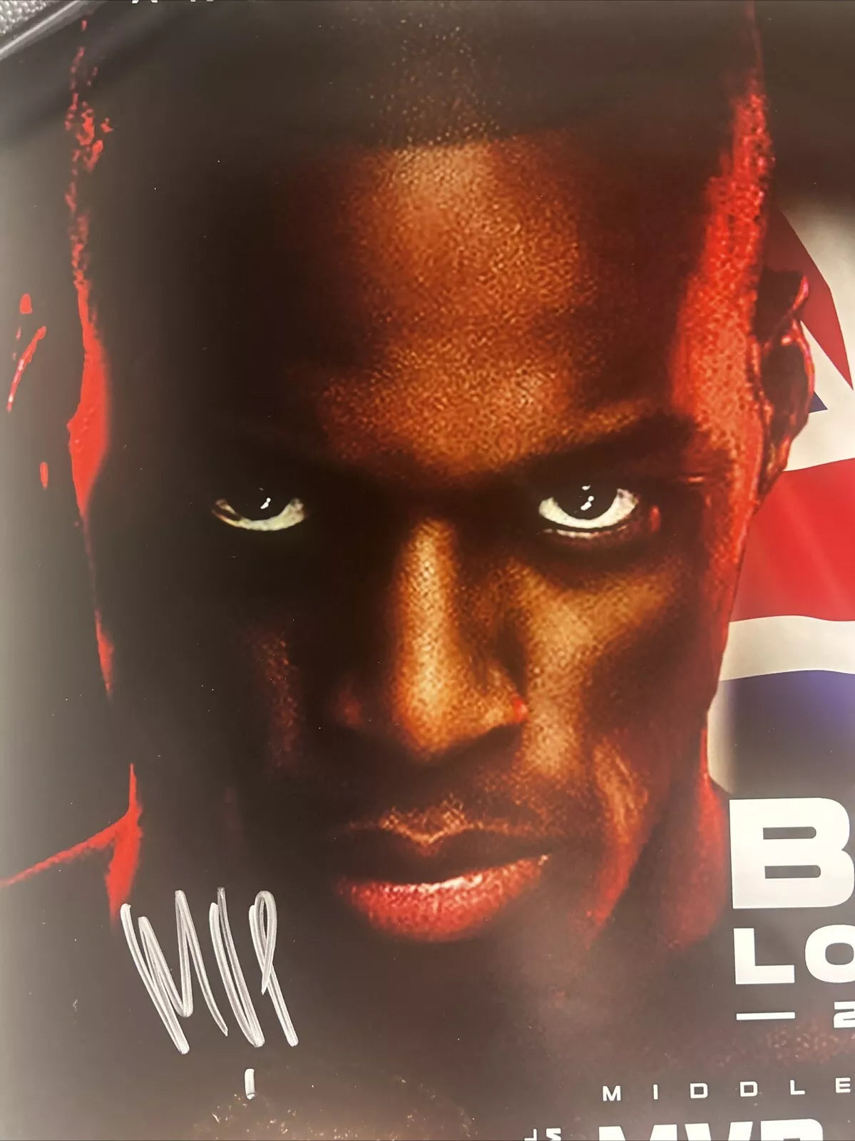 BKFC Mike Perry Vs Michael Venom Page MVP Signed Event Poster SBC