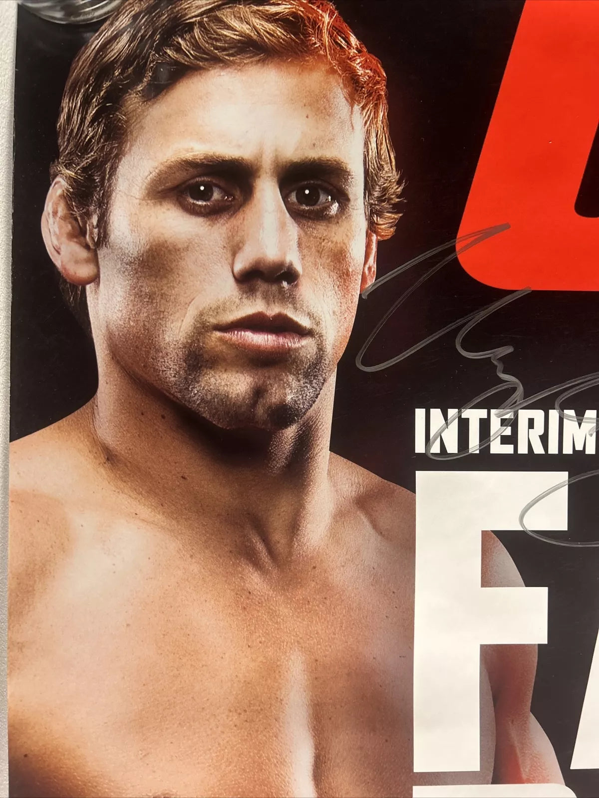 UFC 149 Urijah Faber vs. Barão Signed Event Poster SBC