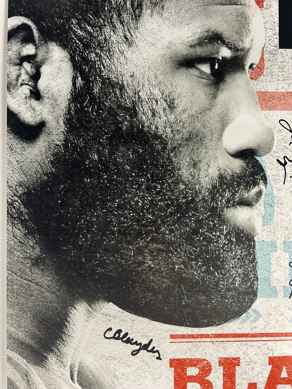 UFC FN 166 Blaydes vs. dos Santos Signed Event Poster SBC