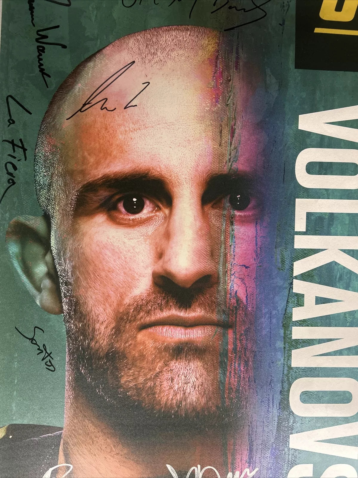 UFC 273 Alexander Volkanovski vs The Korean Zombie Signed Event Poster SBC