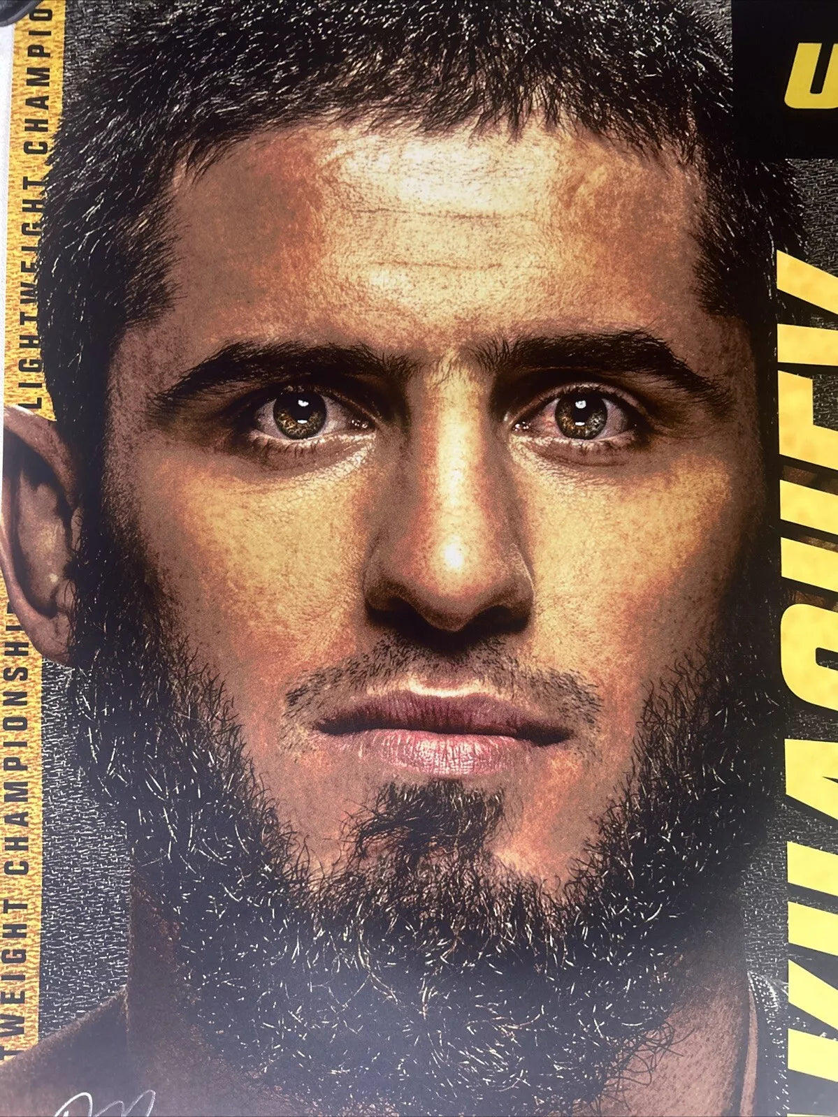 UFC 302 Islam Makhachev Vs Dustin Poirier Signed Event Poster SBC