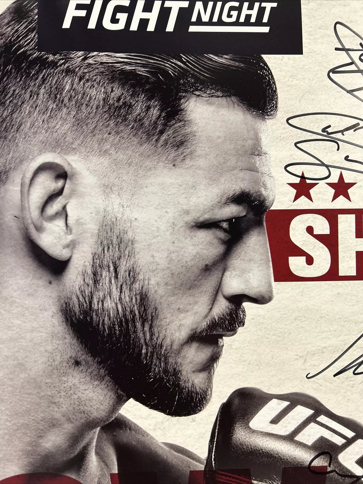 Cub Swanson Vs Artem Lobov UFC Signed Event Poster SBC