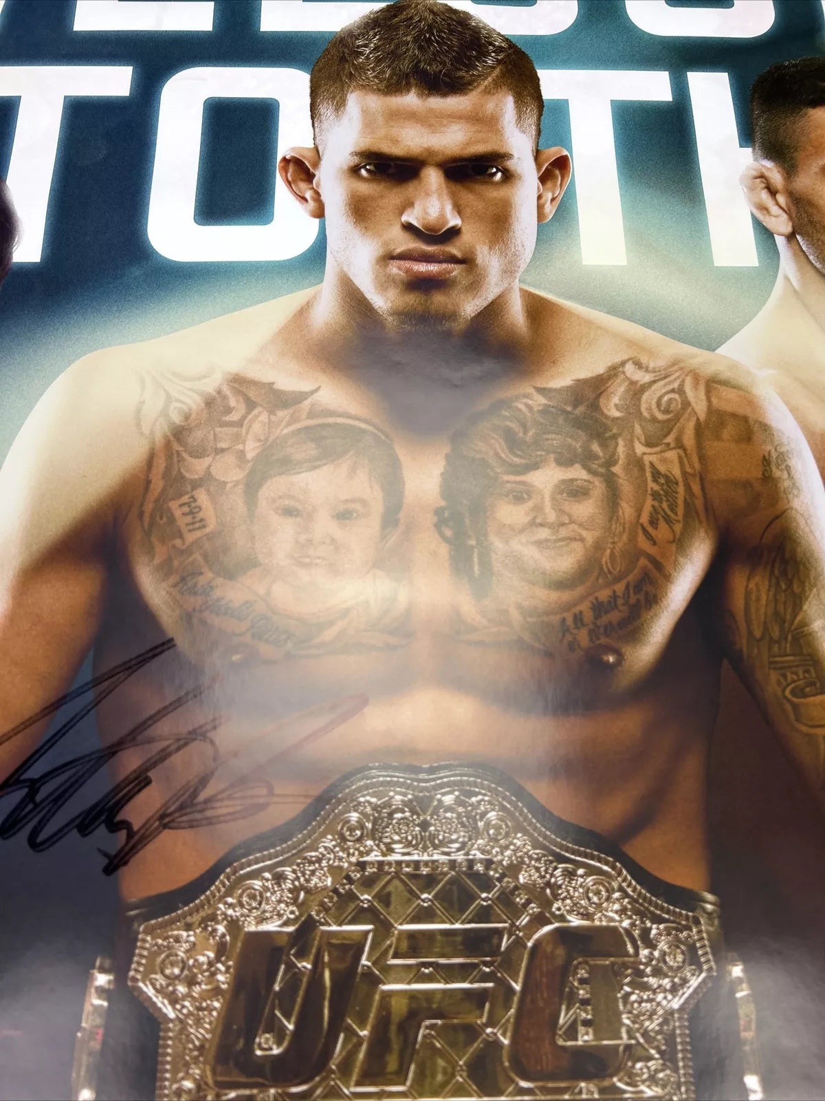 UFC 185 Anthony Pettis Vs Rafael Dos Anjos Signed Event Poster SBC