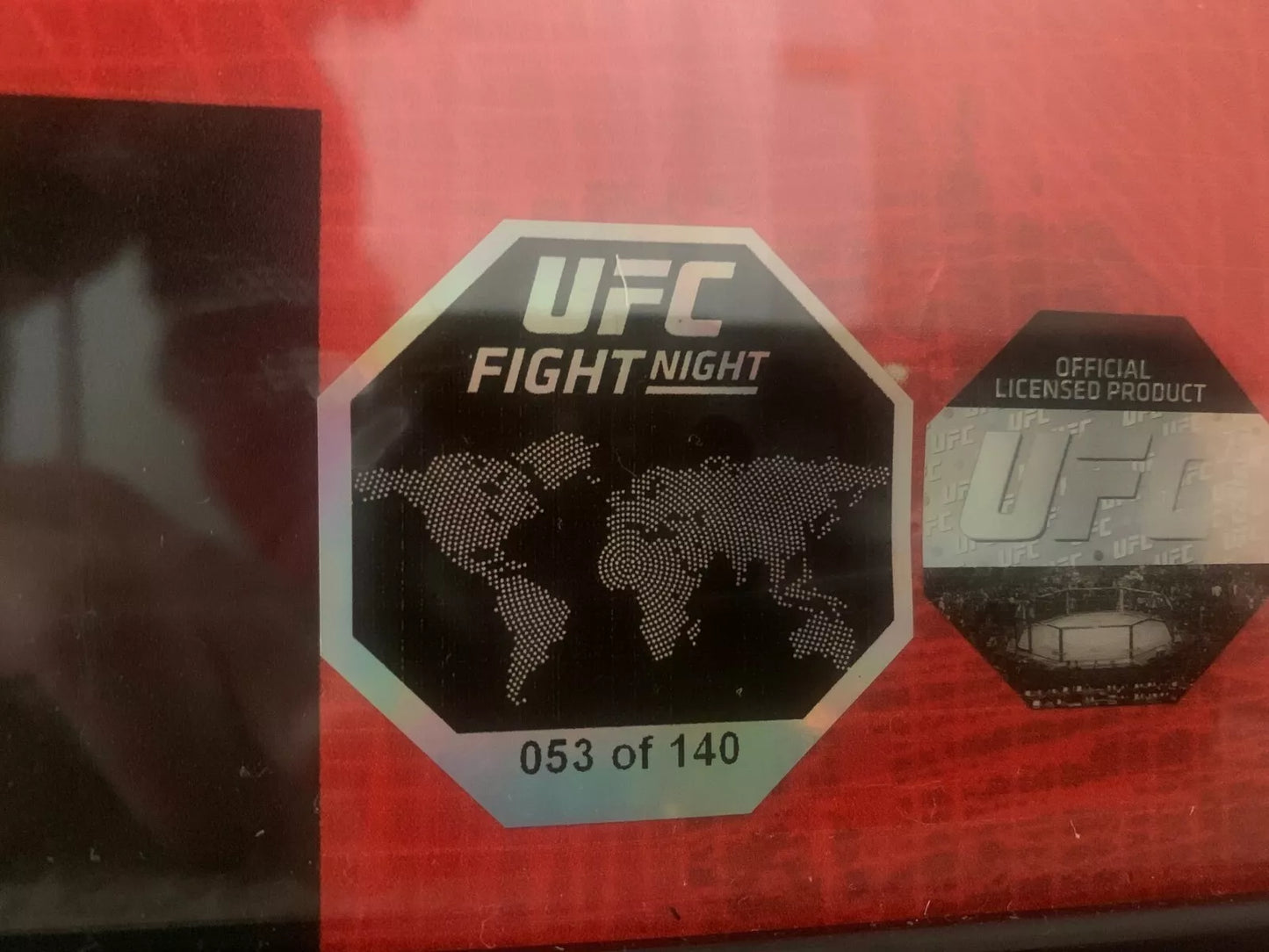 UFC on ESPN: dos Anjos vs. Fiziev Signed Event Poster SBC NOT framed