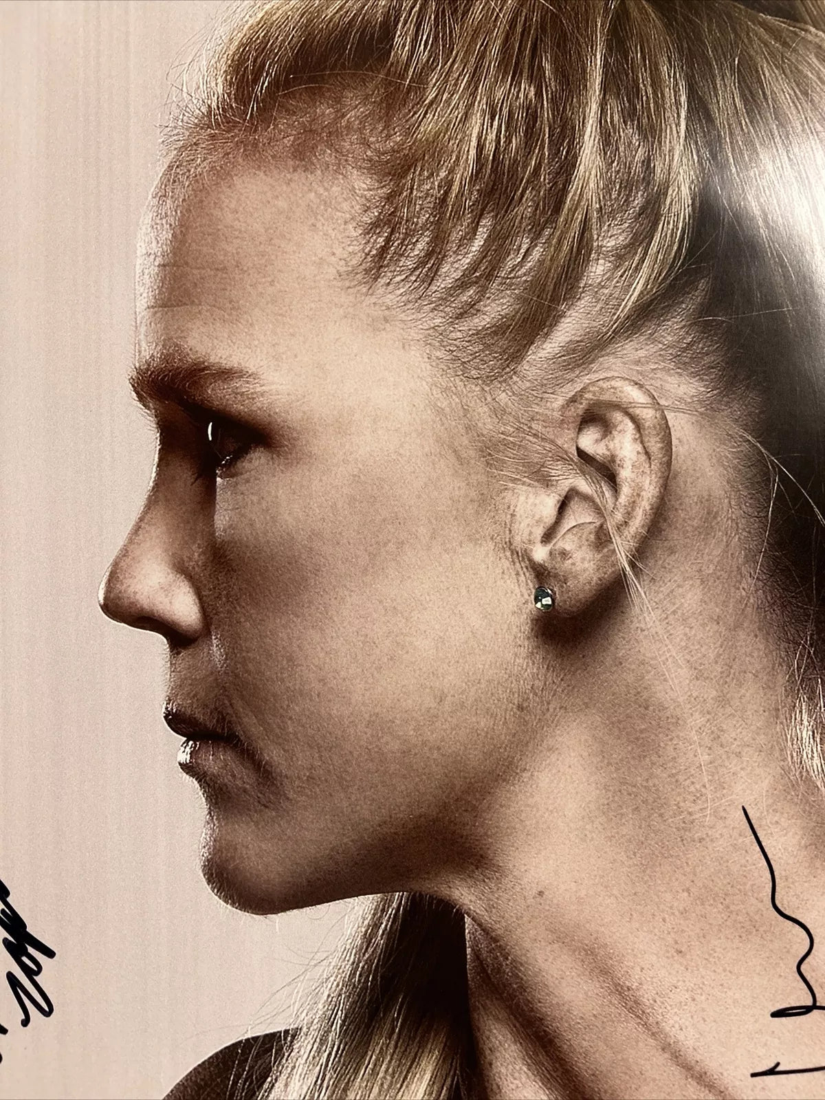 UFC 193 Ronda Rousey Vs Holly Holm Signed Event Poster SBC