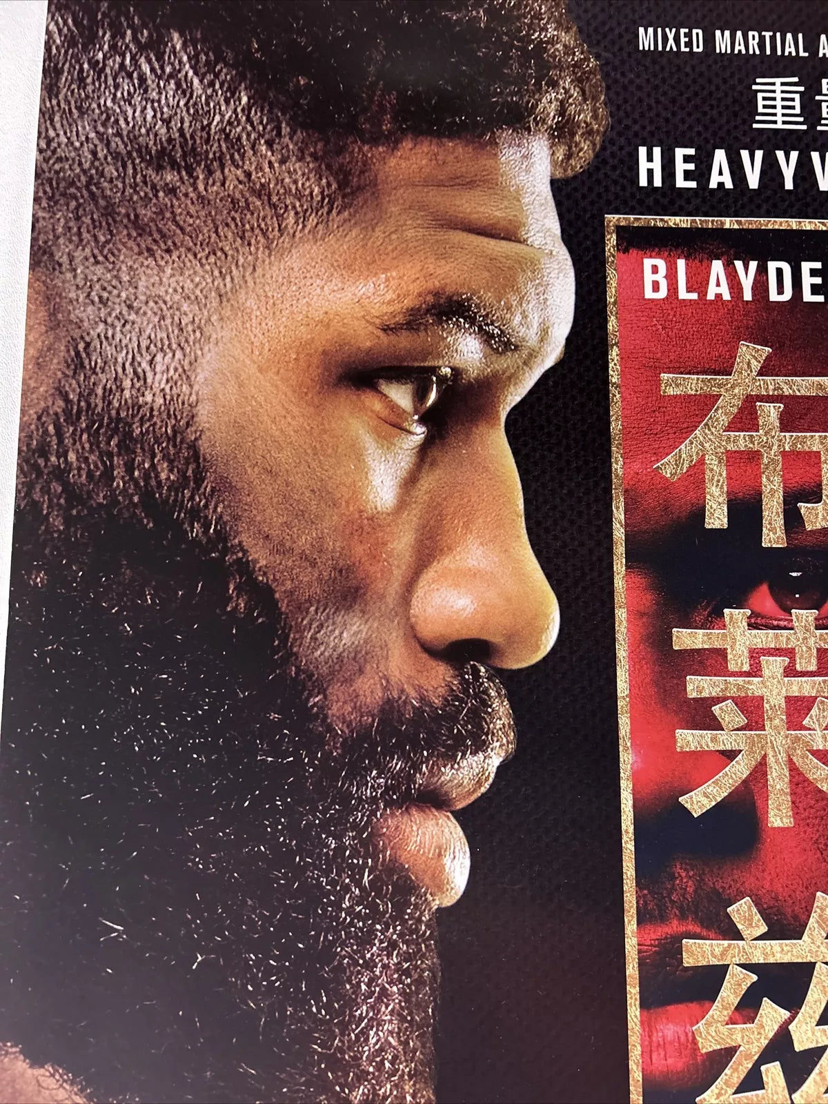 UFC Curtis Blaydes vs. Francis Ngannou 2 Signed Event Poster SBC
