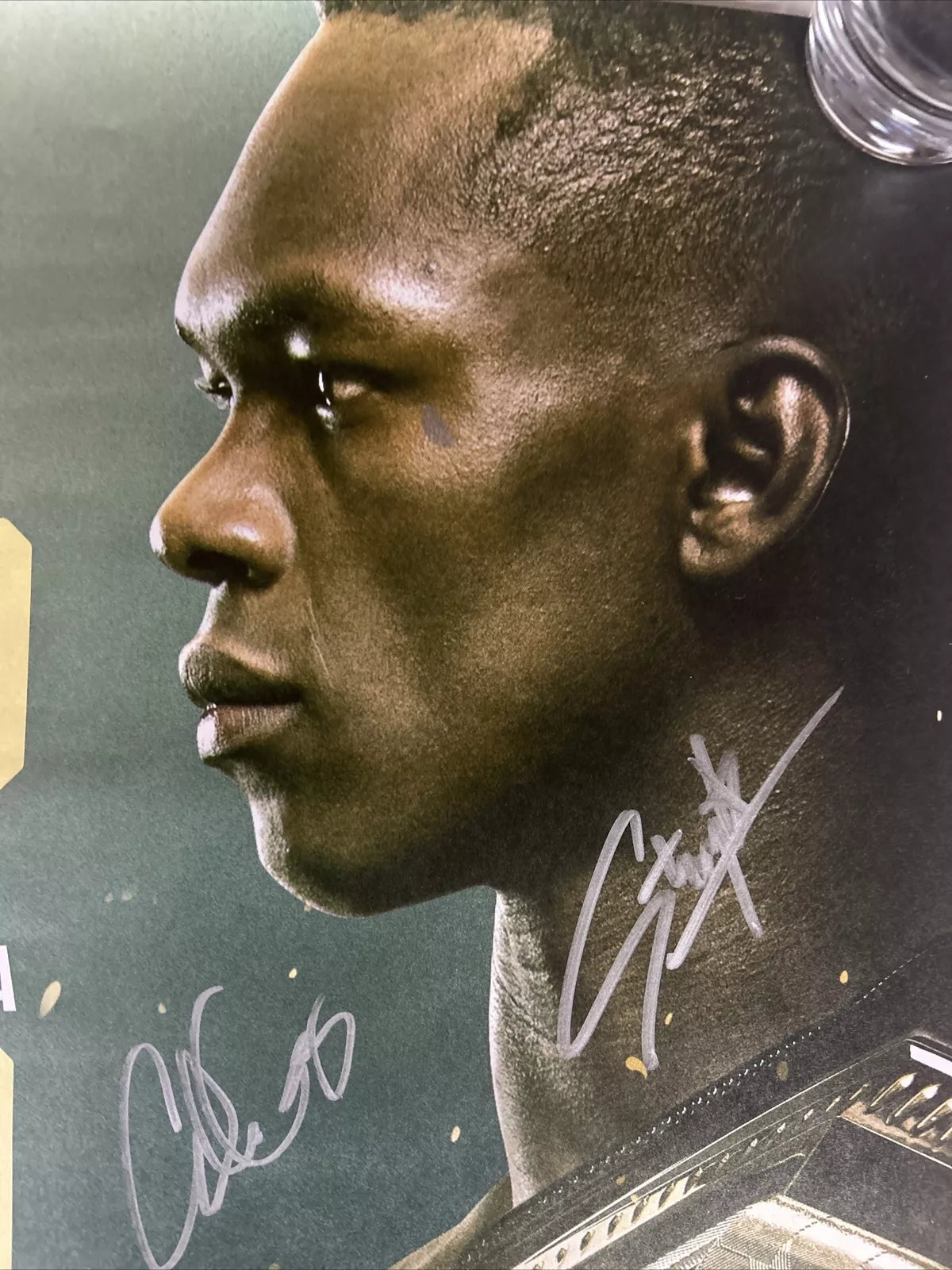 UFC 259 Jan Blachowicz vs. Israel Adesanya Signed Event Poster SBC