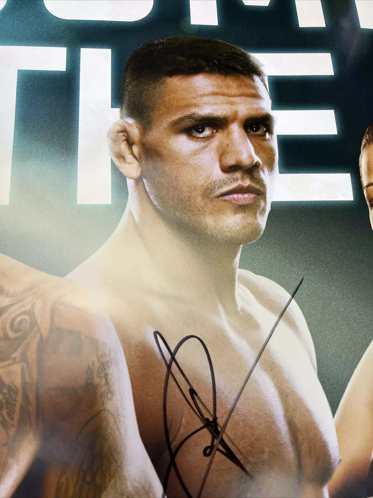UFC 185 Anthony Pettis Vs Rafael Dos Anjos Signed Event Poster SBC