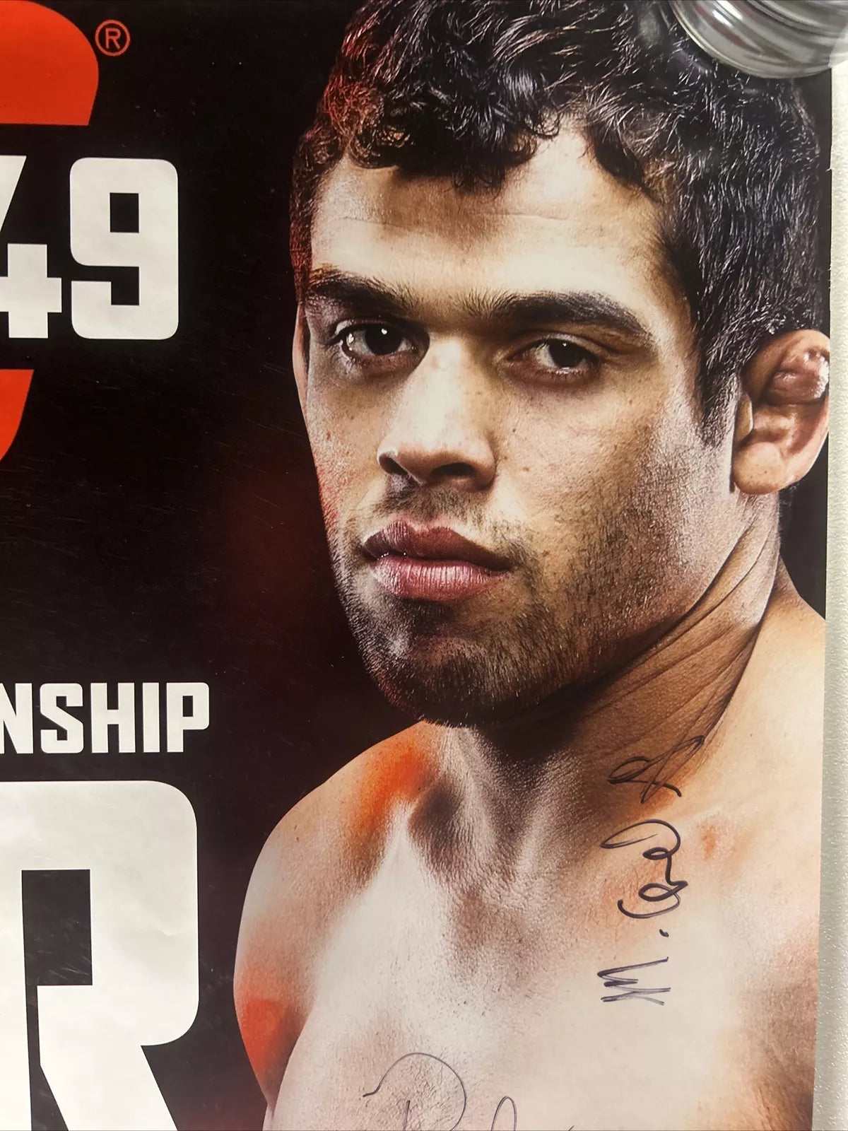 UFC 149 Urijah Faber vs. Barão Signed Event Poster SBC