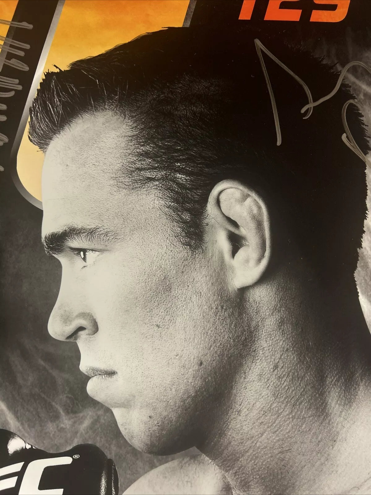 UFC 129 George St-Pierre Vs Jake Shields Signed Event Poster SBC
