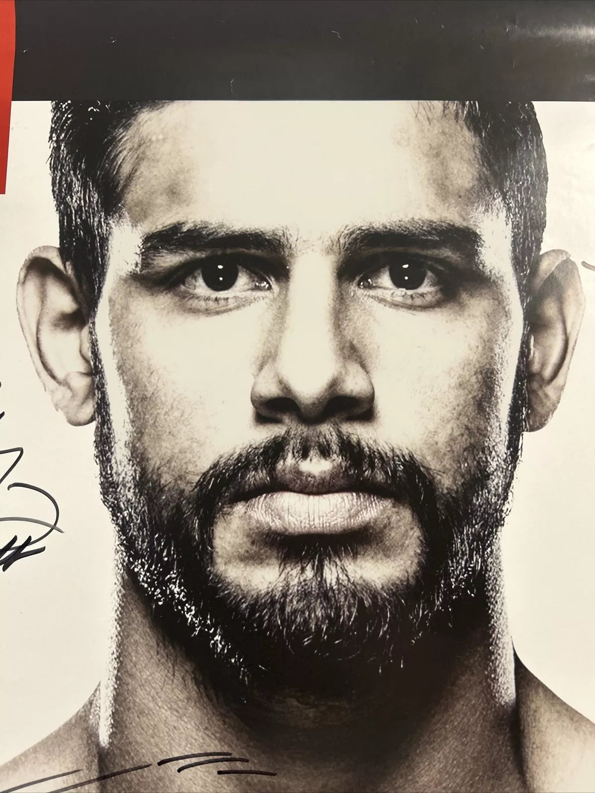 UFC BJ Penn Vs Yair Rodríguez Signed Event Poster SBC