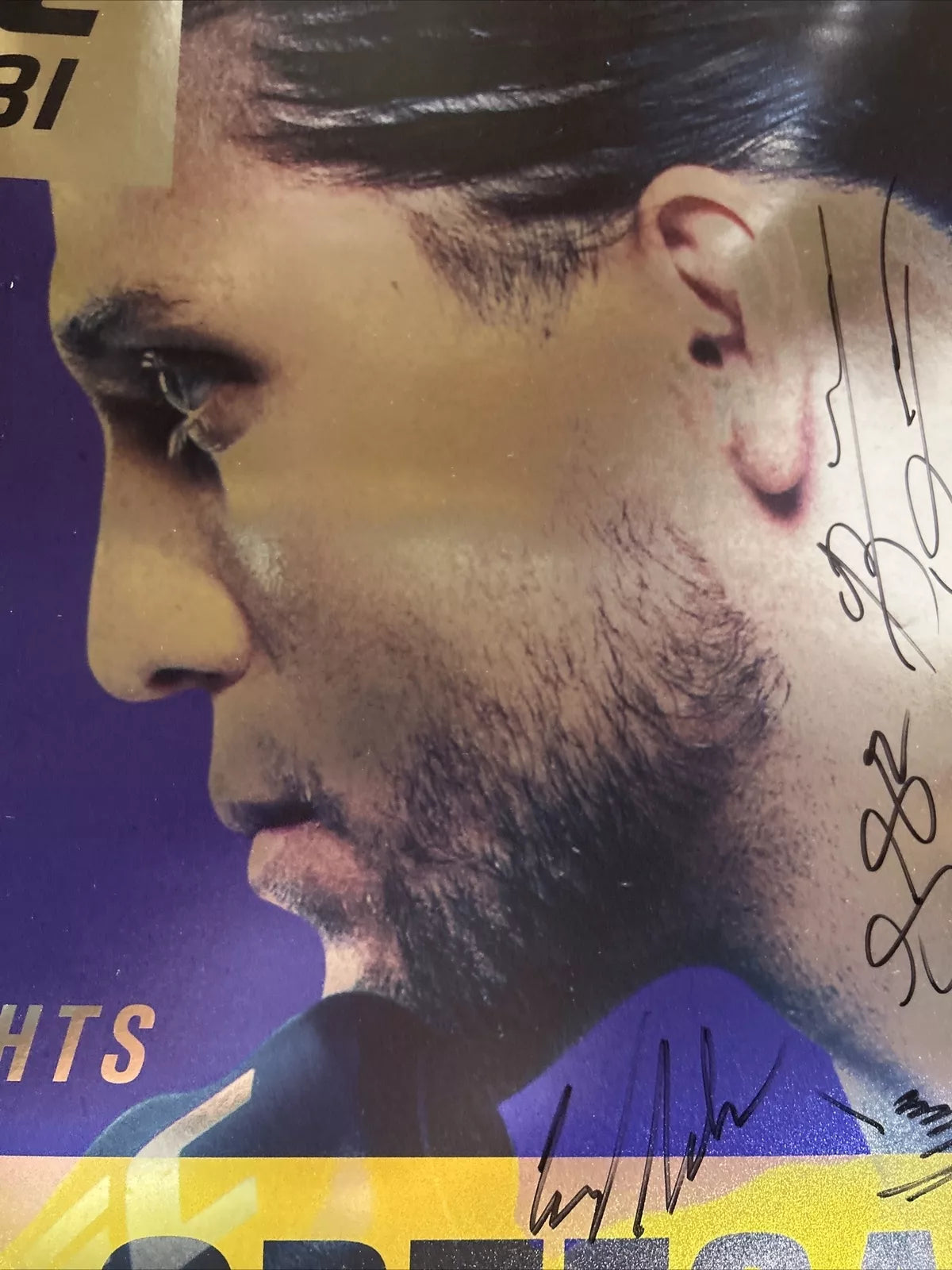 UFC 231 Max Holloway Vs Brian Ortega Signed Event Poster SBC