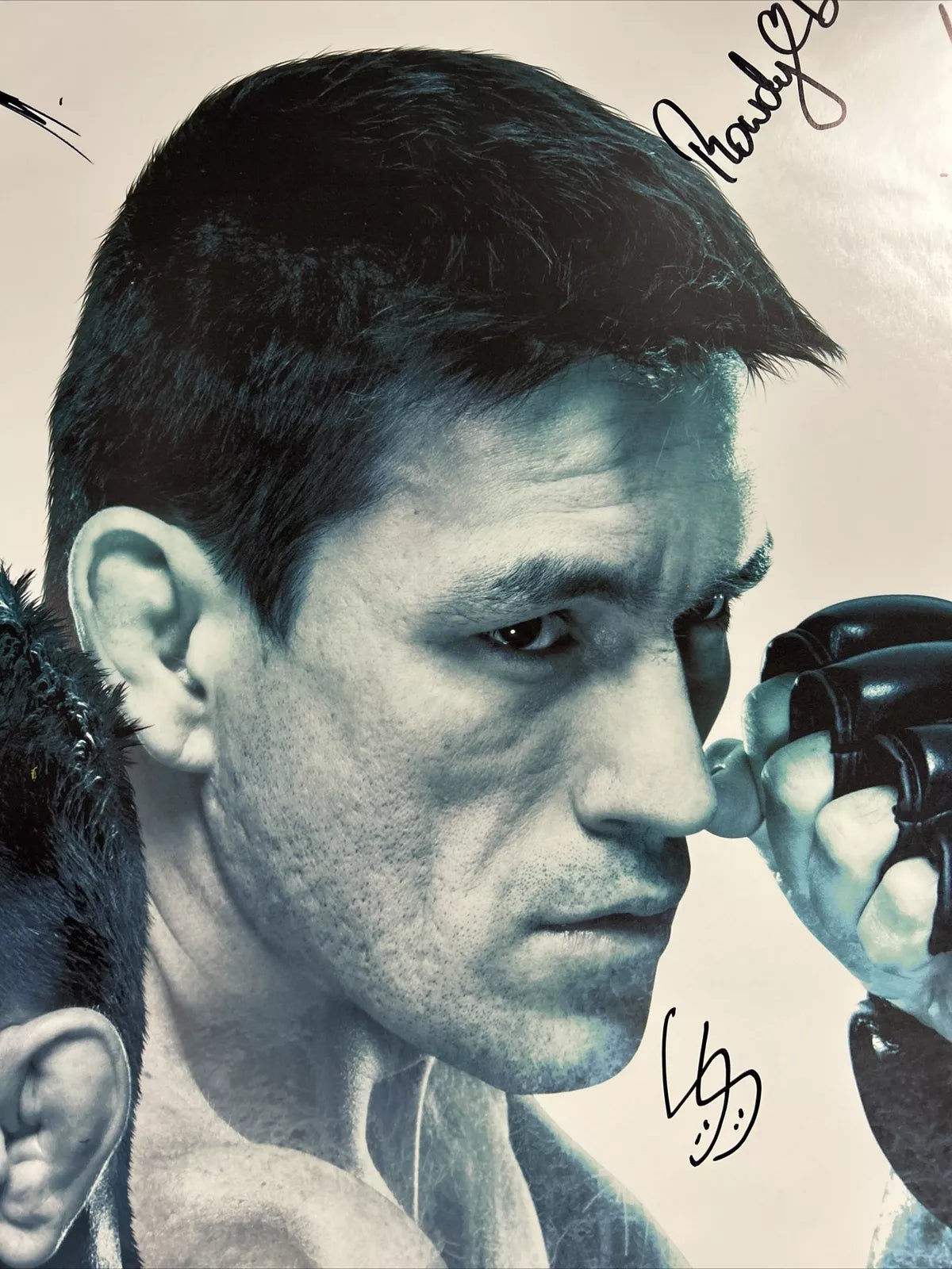 UFC Demian Maia Vs Carlos Condit Signed Event Poster SBC