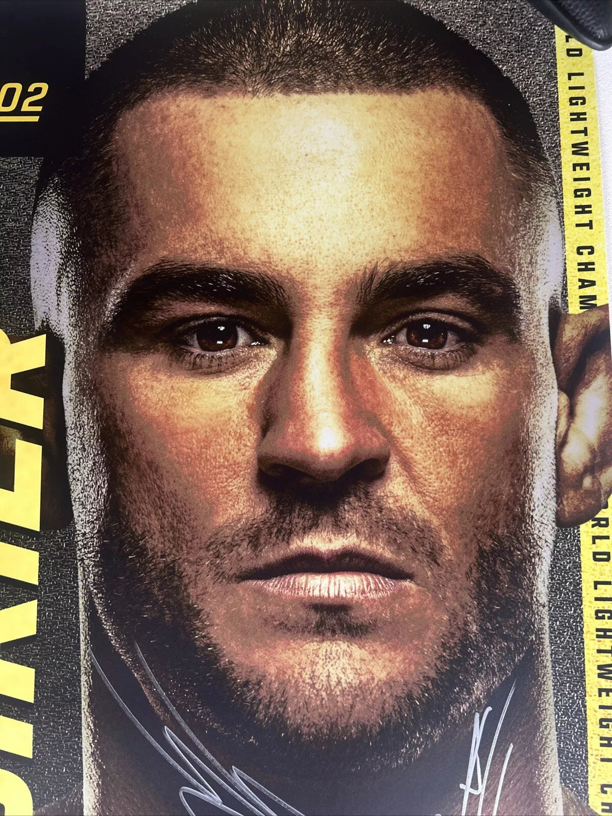 UFC 302 Islam Makhachev Vs Dustin Poirier Signed Event Poster SBC