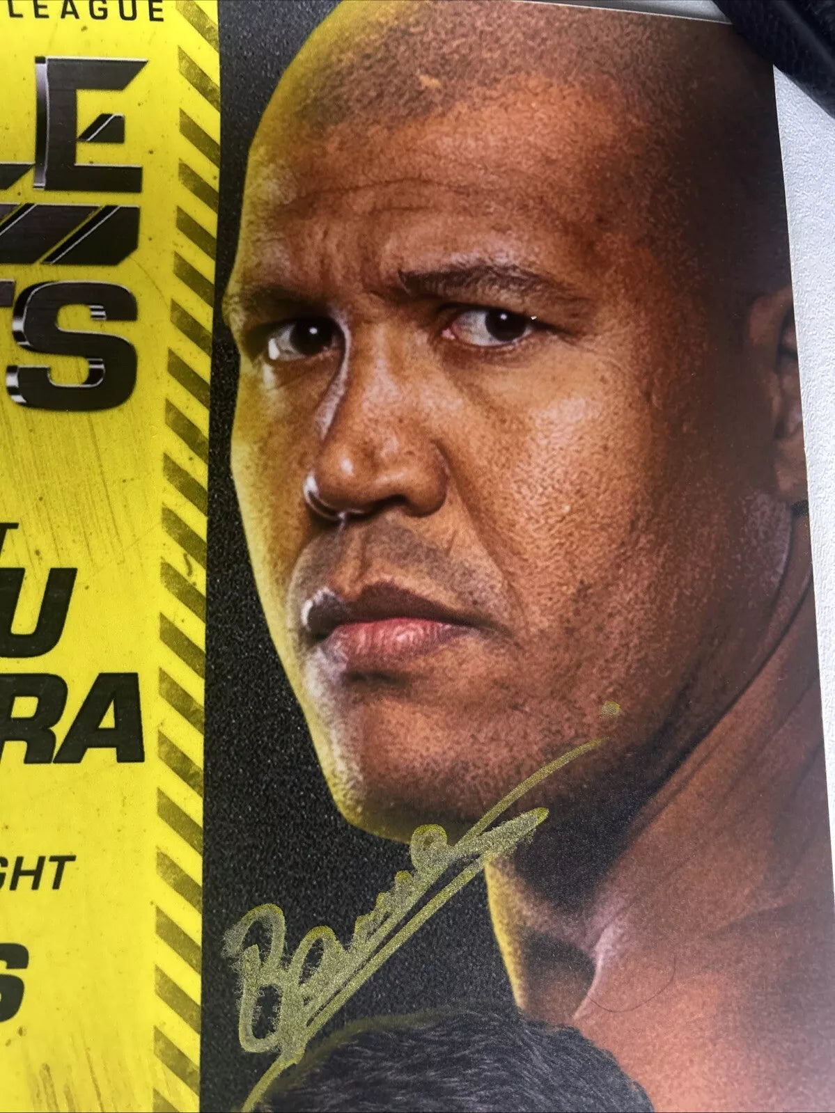 PFL: Battle of the Giants - Francis Ngannou Vs Ferreira Signed event poster SBC