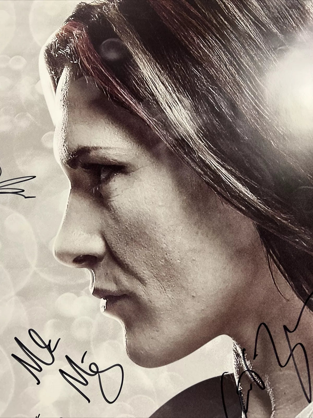 UFC 184 Ronda Rousey Vs Cat Zingano Signed Event Poster SBC FREE Program