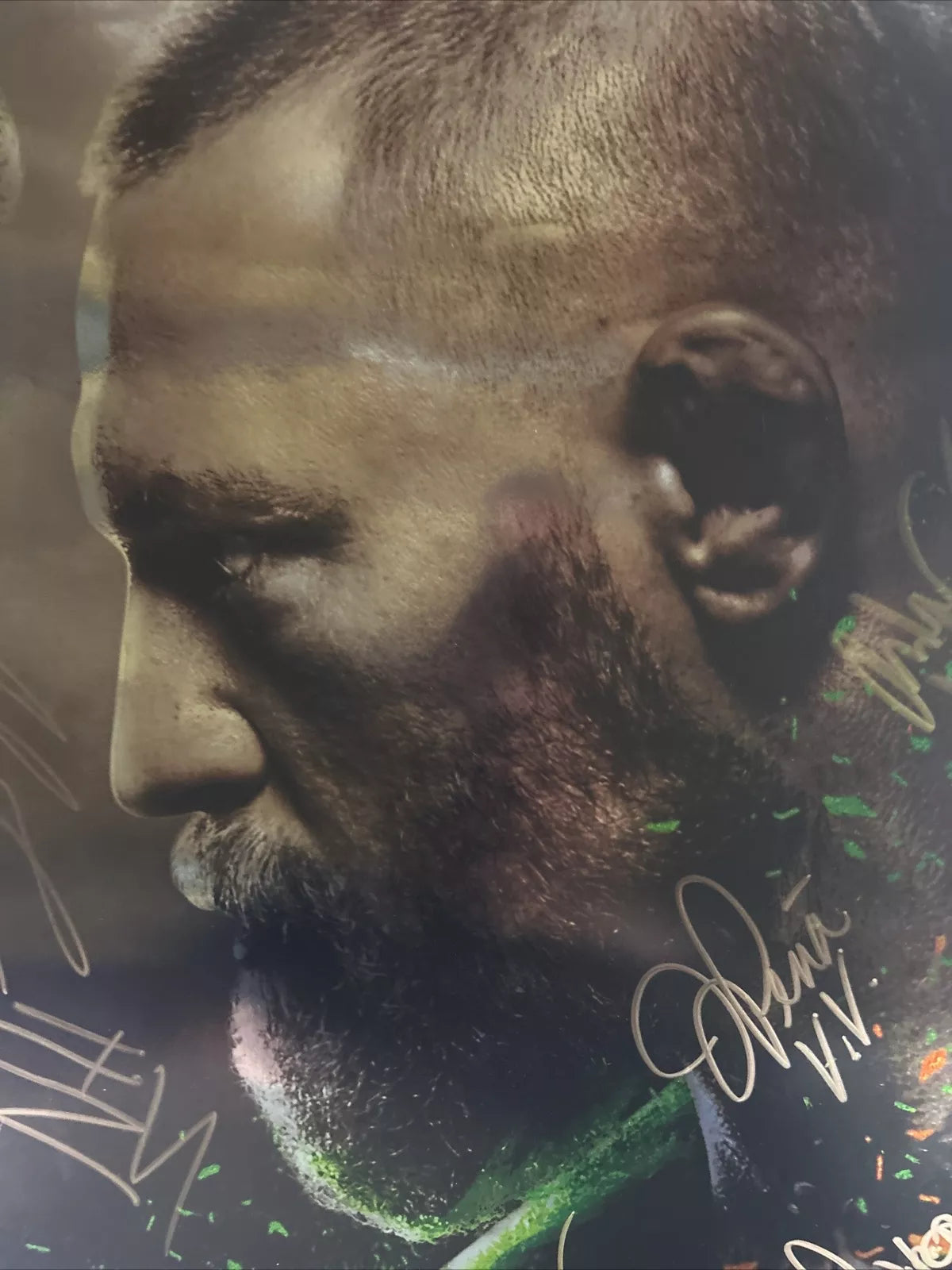 UFC 257 Conor McGregor Vs Dustin Poirier 2 signed event poster SBC