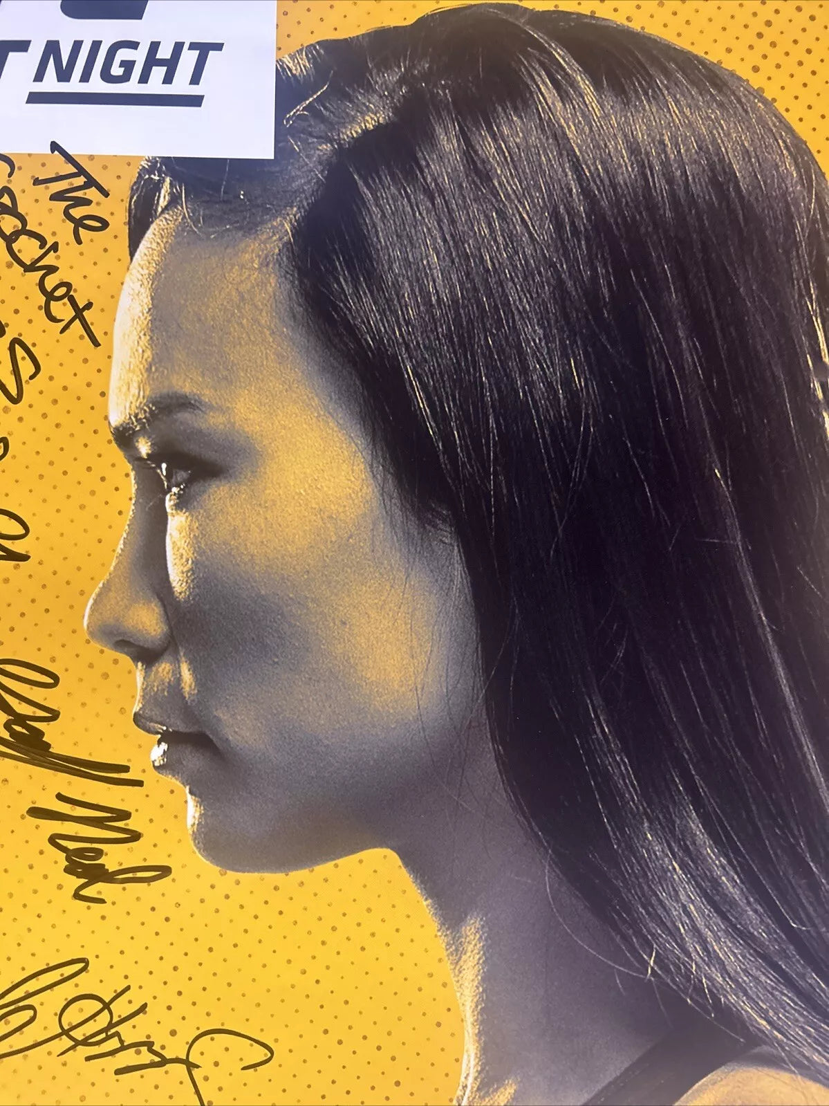 UFC Rodriguez vs Michelle Waterson Signed Event Poster SBC
