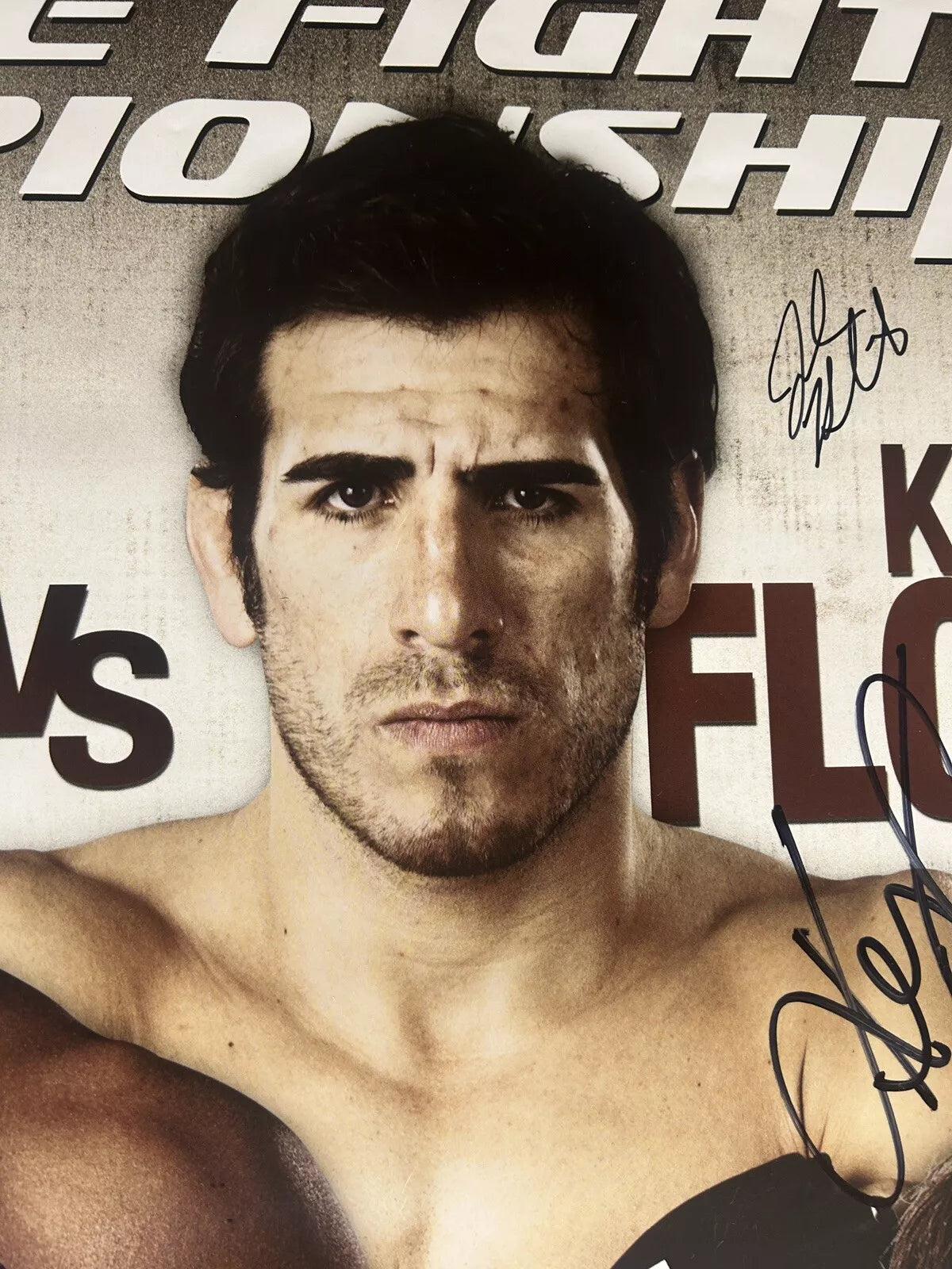 UFC 101: Declaration BJ Penn Vs Florian Signed Event Poster SBC