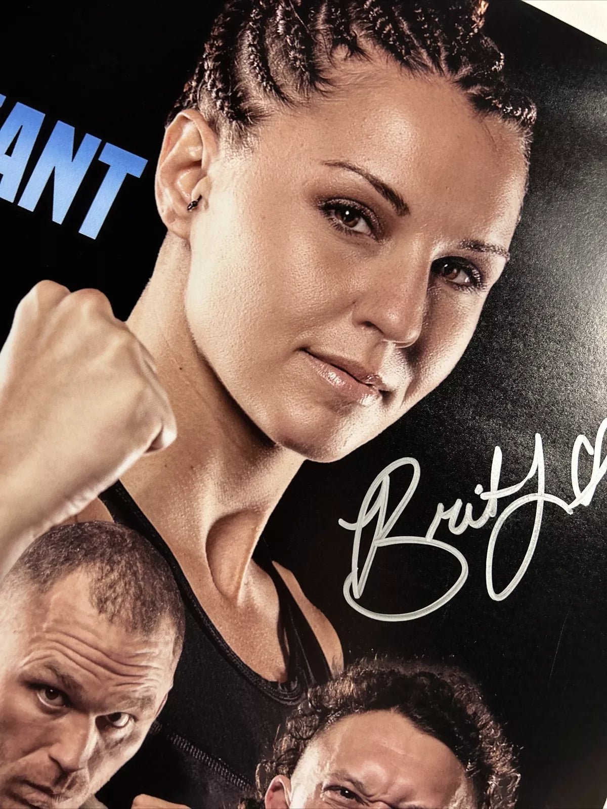 BKFC Knucklemania 1 Paige VanZant Vs Hart Signed Event Poster SBC