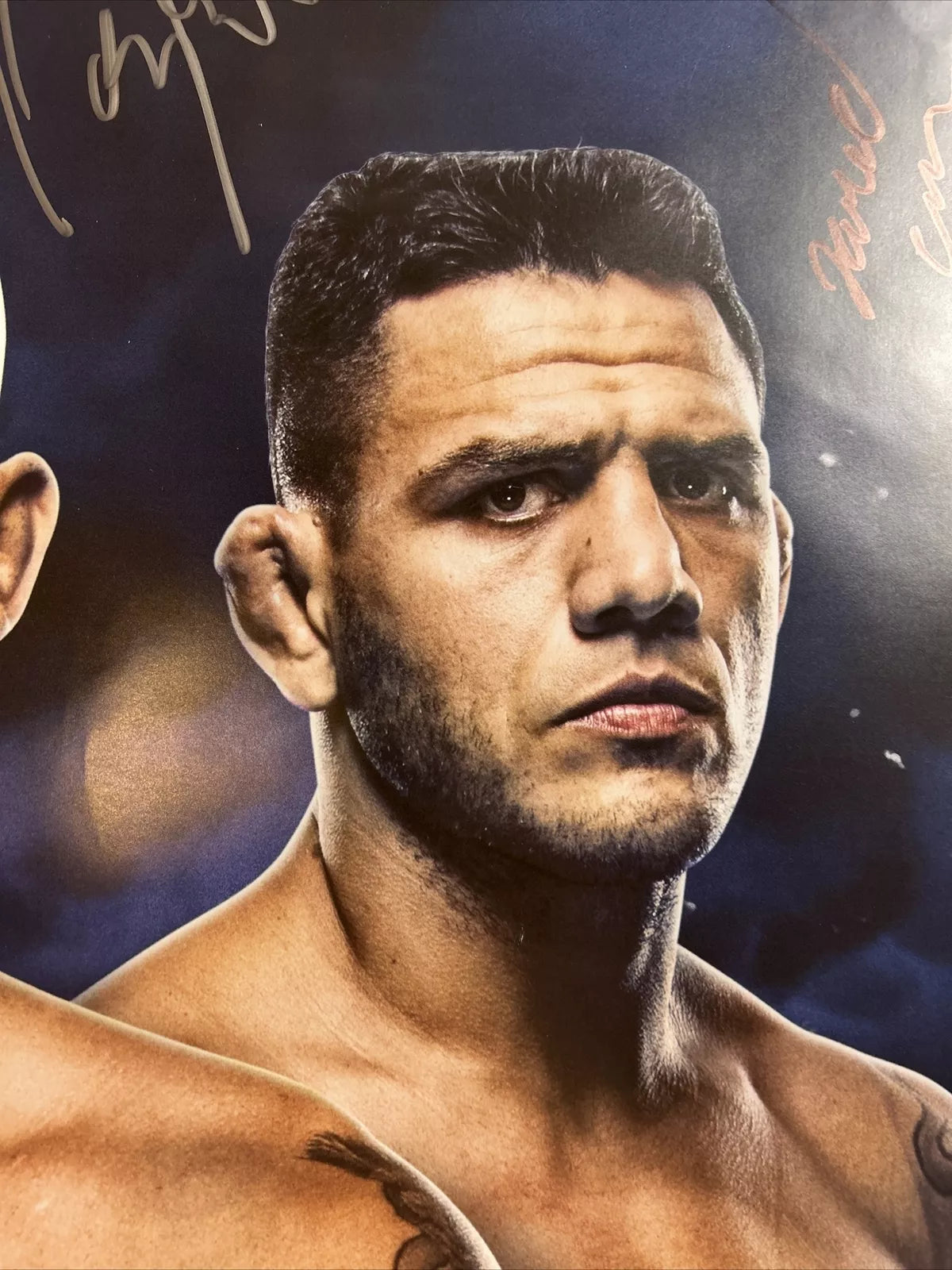 UFC on Fox 26 Signed Event Poster SBC Robbie Lawler vs. Rafael dos Anjos