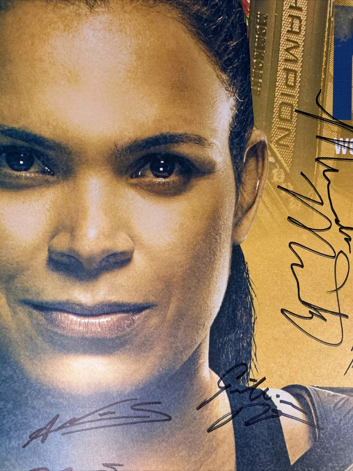 UFC 269 Charles Oliveira Vs Dustin Poirier Signed Event Poster SBC MINT