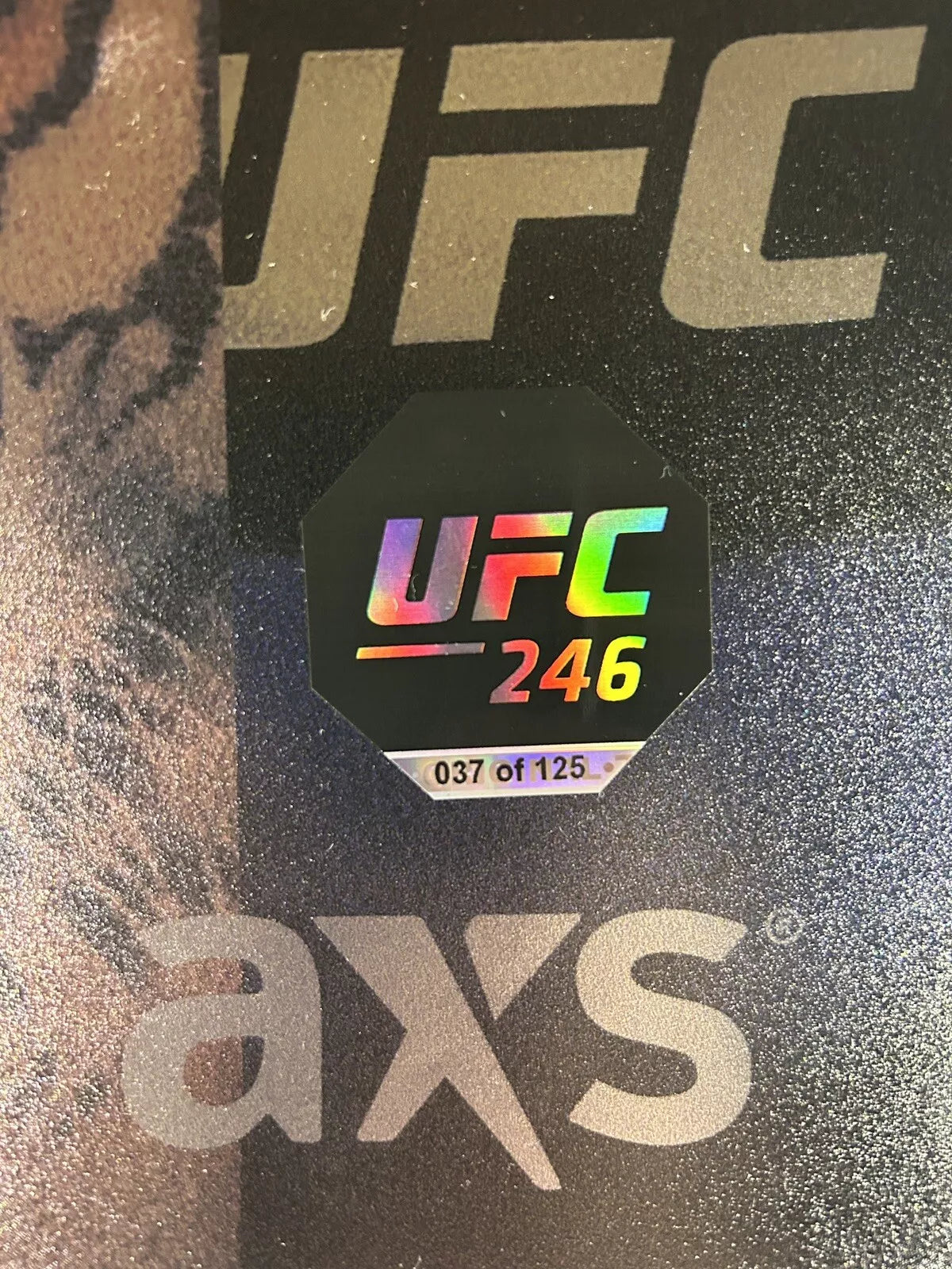 UFC 246 Conor McGregor Vs Donald Cowboy Cerrone Signed Event Poster SBC