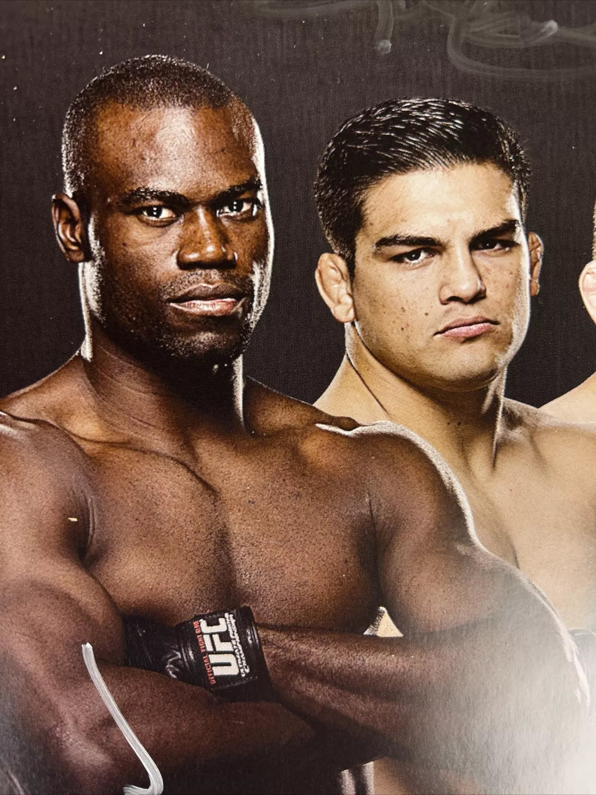 TUF 17 Team Jones vs Team Sonnen Finale Signed Event Poster SBC UFC