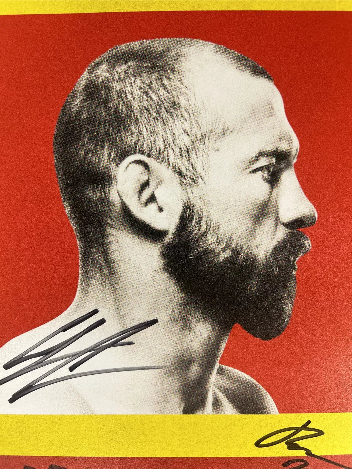 UFC Yair Rodriguez Vs Korean Zombie Signed Event Poster SBC 25th anniversary