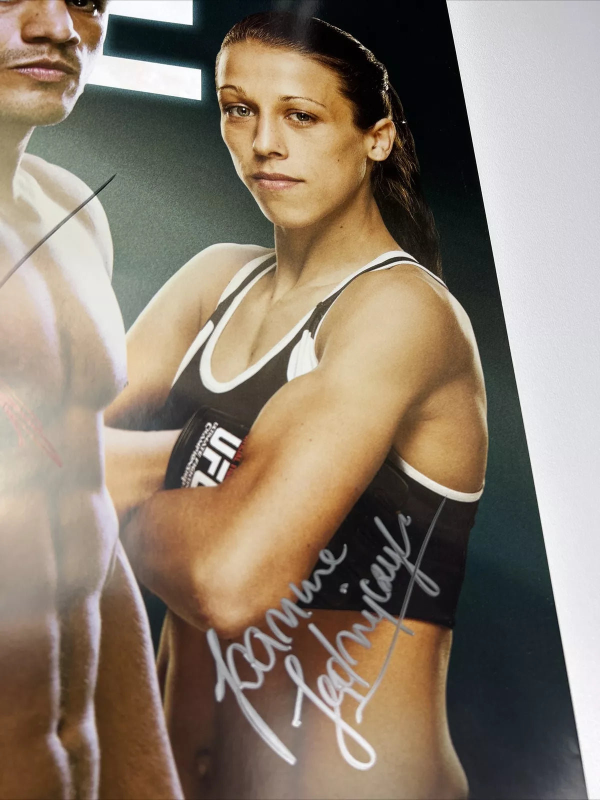 UFC 185 Anthony Pettis Vs Rafael Dos Anjos Signed Event Poster SBC