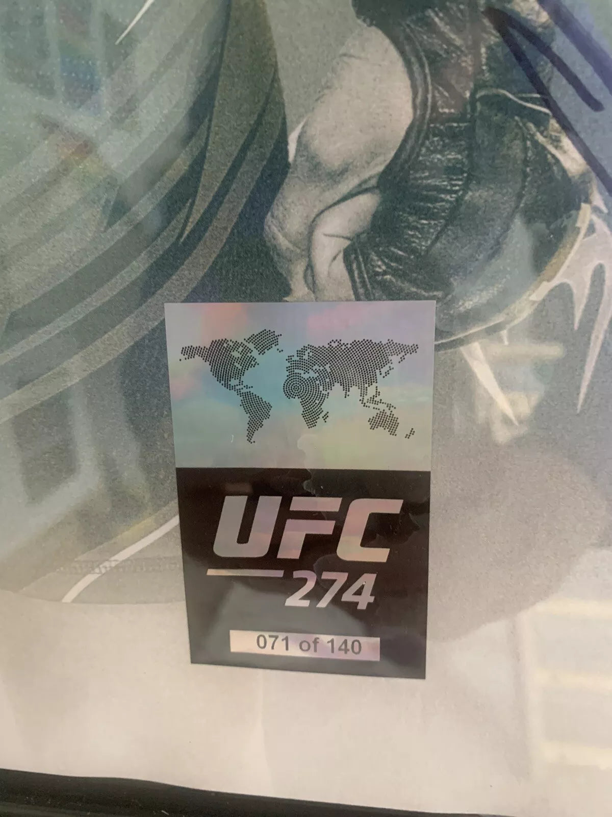 UFC 274 Charles Oliveira vs. Justin Gaethje Signed Poster SBC