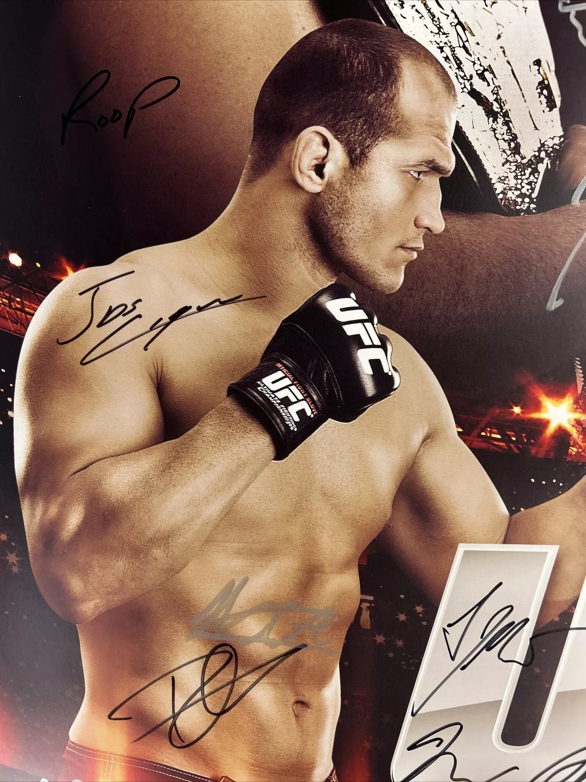 UFC 160 Cain Velasquez Vs Bigfoot Signed Event Poster SBC