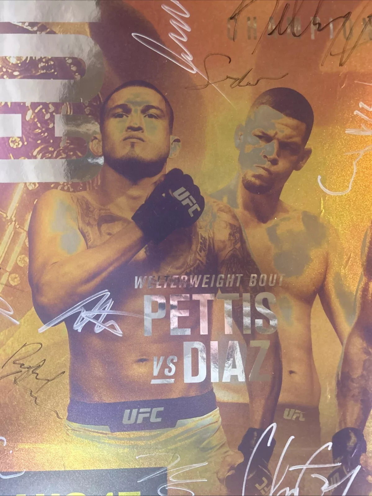 UFC 241 Daniel Cormier Vs Stipe Miocic 2 Signed Event Poster SBC