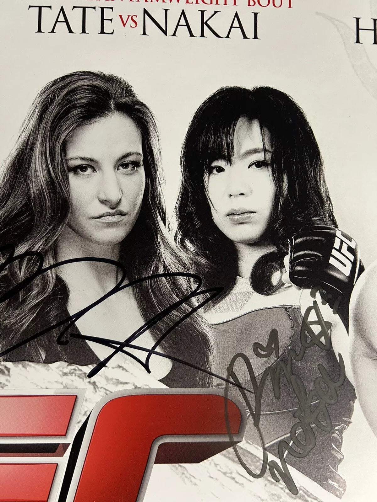 UFC Mark Hunt Vs Roy Nelson Signed Event Poster SBC Japan 2014