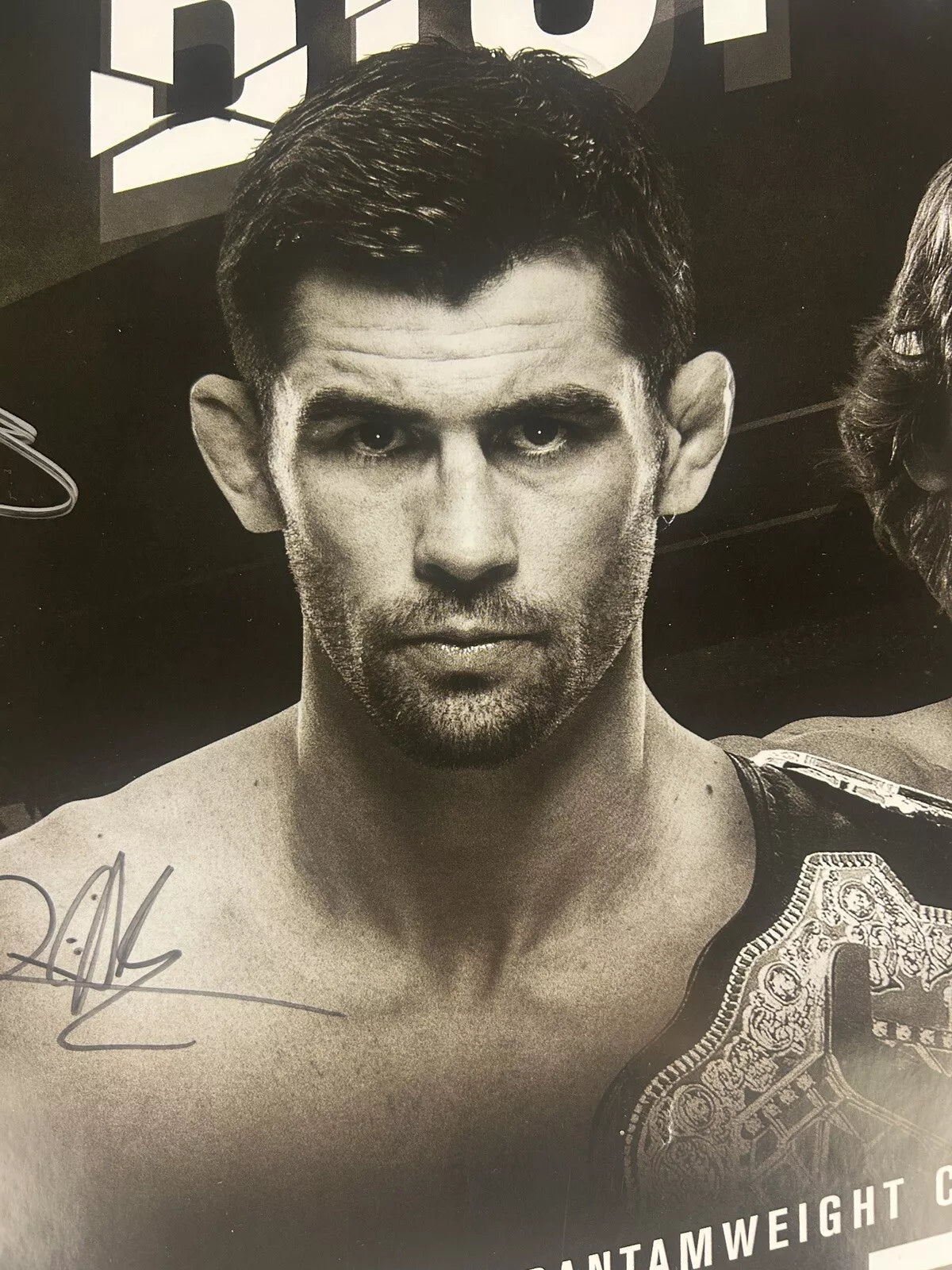UFC 199 Luke Rockhold Vs Michael Bisping 2 Signed Event Poster SBC FREE Canvas