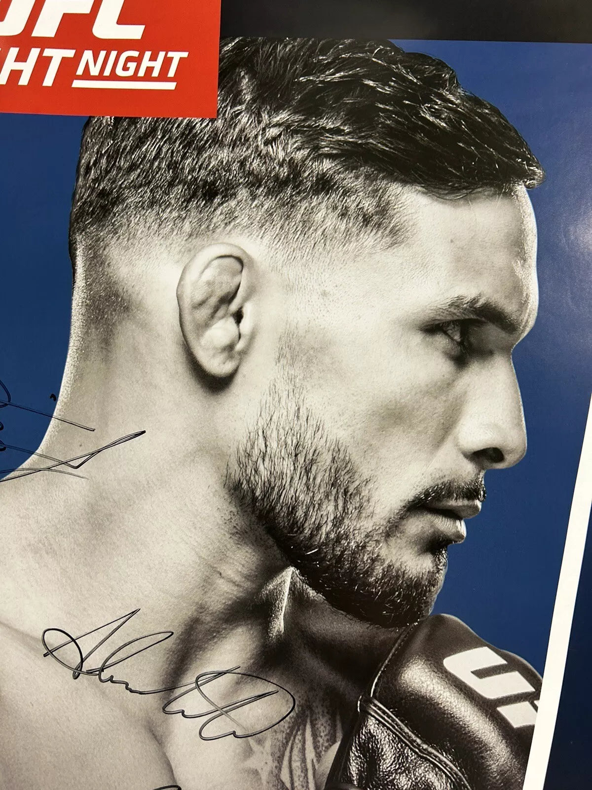 The Korean Zombie Vs Dennis Bermudez UFC Signed Event Poster SBC