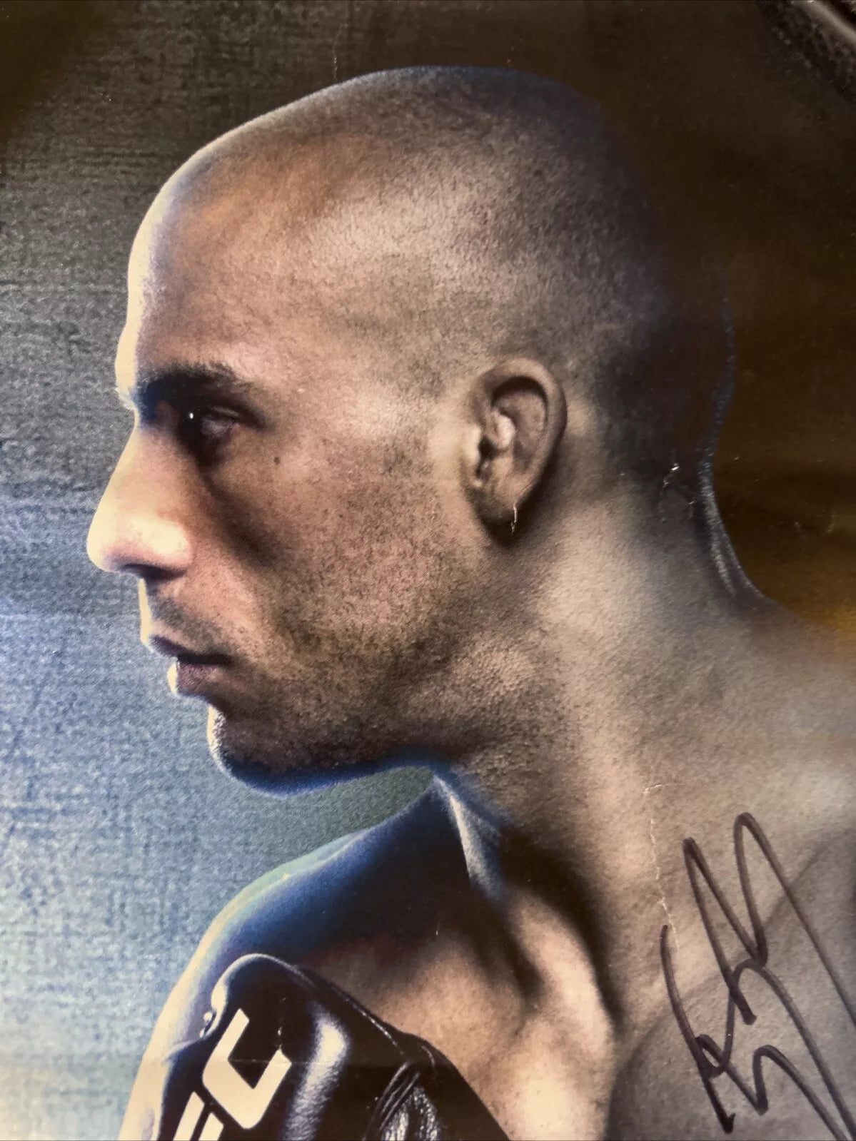 UFC 219 Cyborg Vs Holly Holm Signed Event Poster SBC (Damaged)