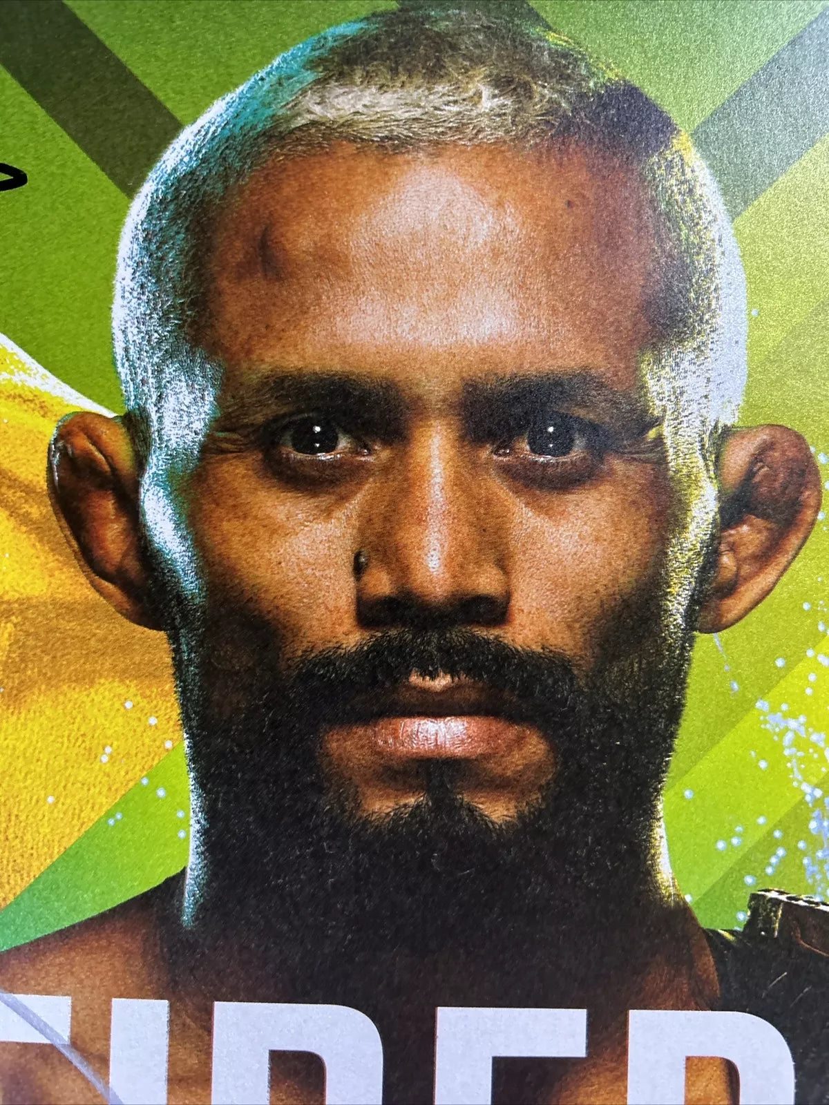 UFC 263 Signed Event Poster SBC Adesanya vs. Vettori 2 Nate Diaz
