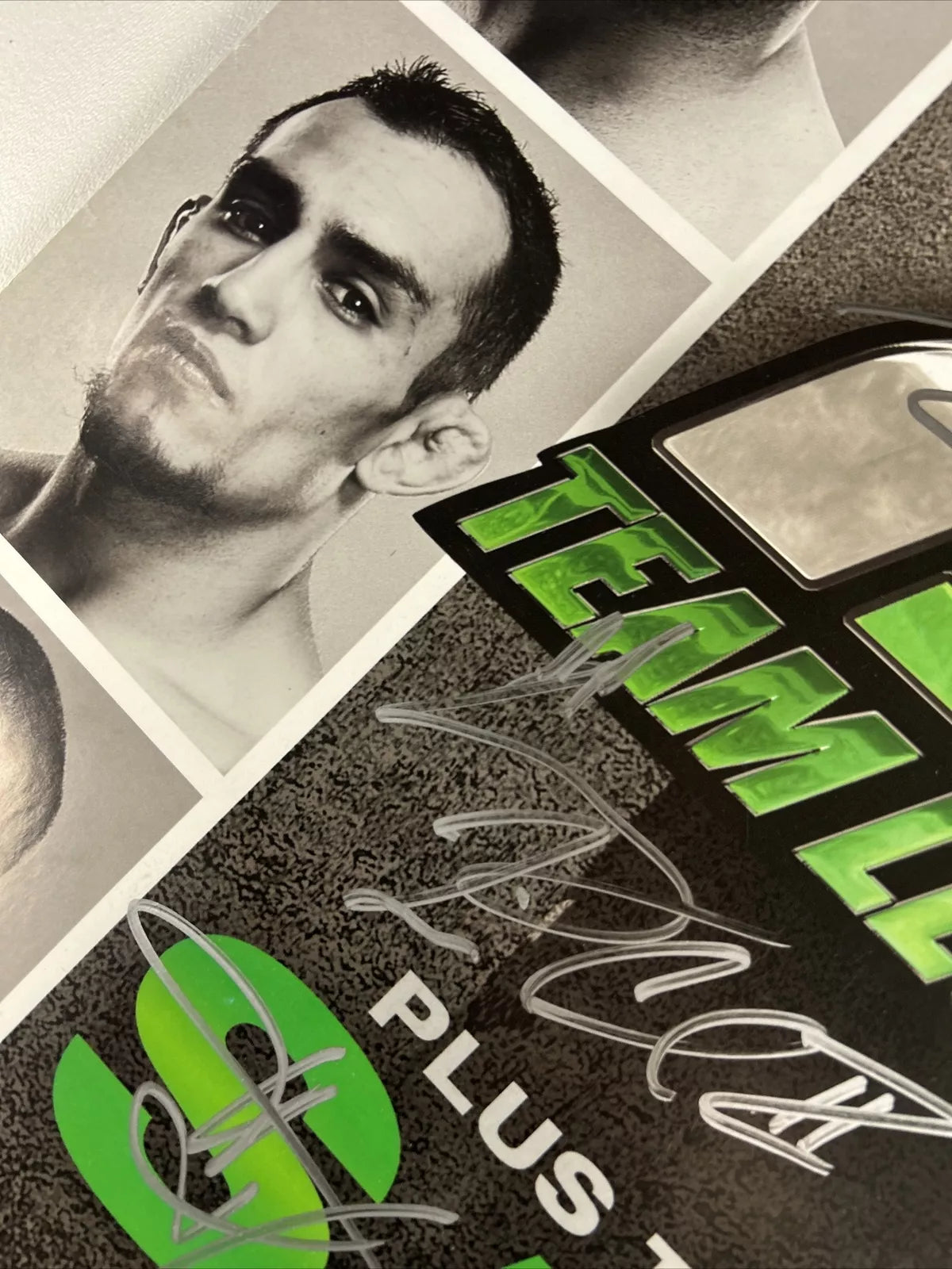 TUF 13 Lesnar Vs JDS Finale UFC SIgned Event Poster SBC Tony Ferguson FREE Fight worn Gear