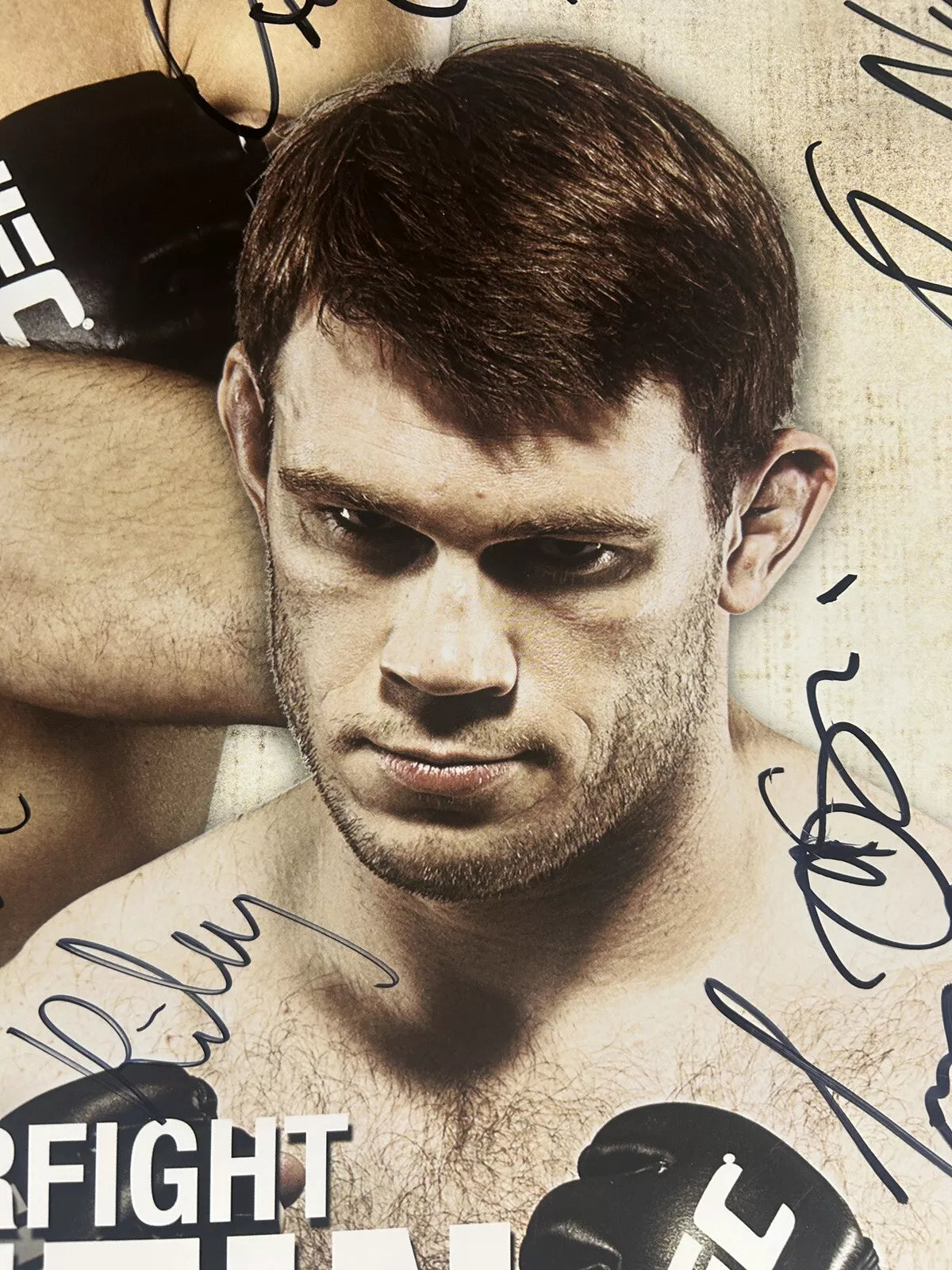 UFC 101: Declaration BJ Penn Vs Florian Signed Event Poster SBC